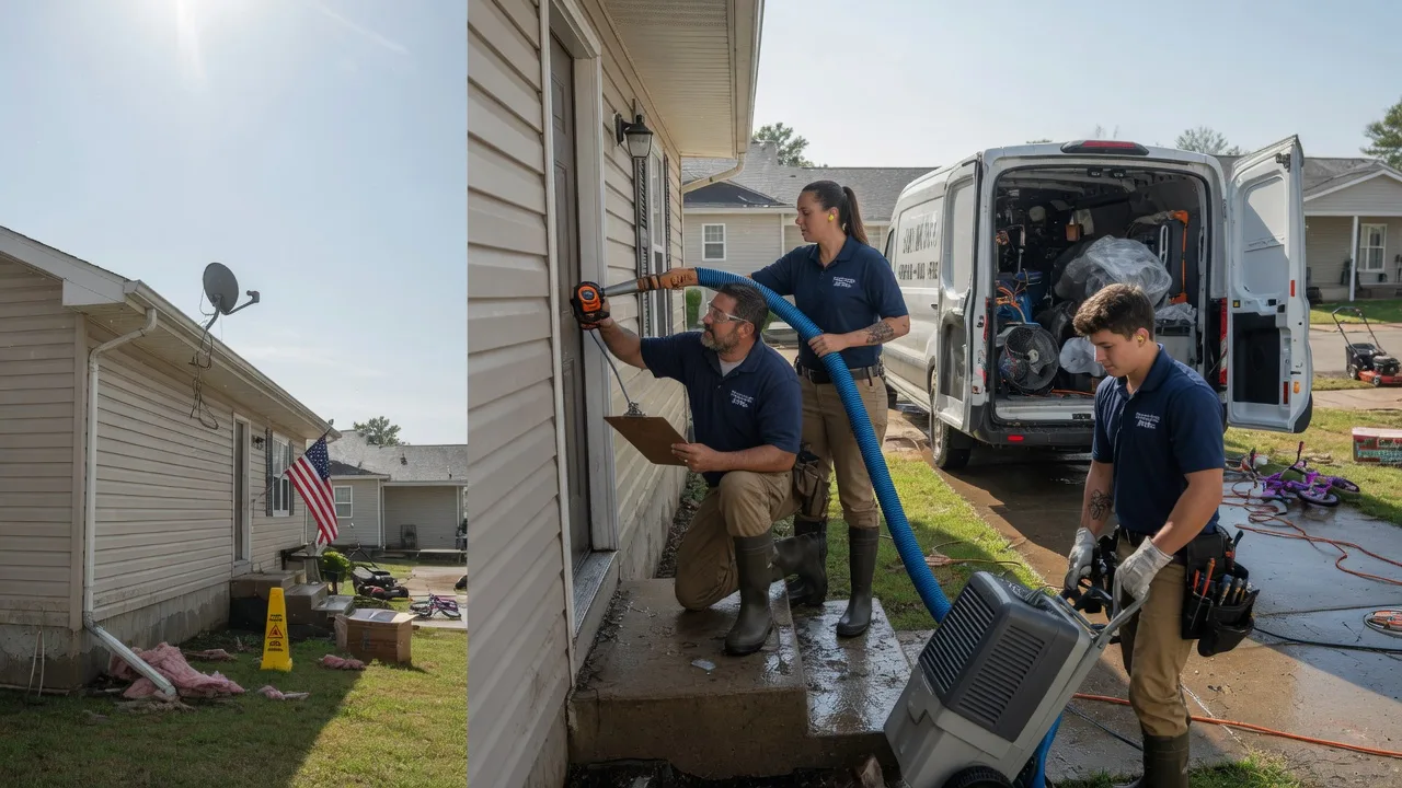 Ceiling Water Damage Restoration in Des Arc, MO near me